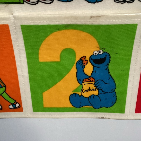 Vintage Sesame Street Hanging Number Pouch - Picture 5 of 9